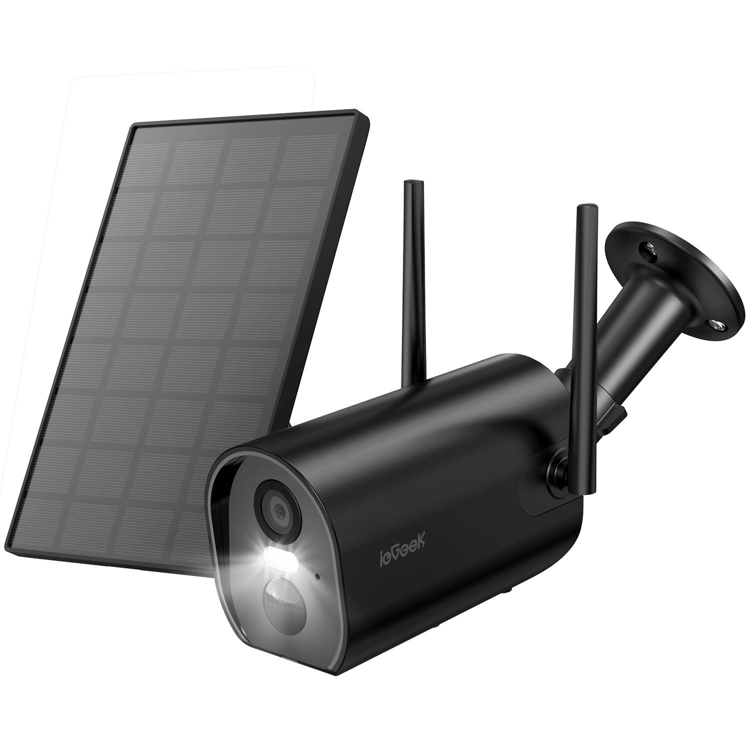ieGeek ZS-GX2S - Caméra de sécurité extérieure à batterie sans fil pour la  maison protégée